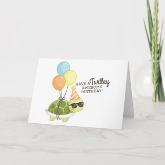 Carte Anniversaire impressionnant de Turtley