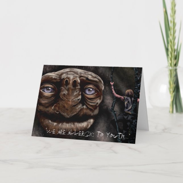 Carte Anniversaire interminable (Devant)