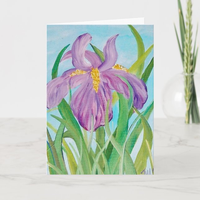 Carte Anniversaire Iris (Devant)