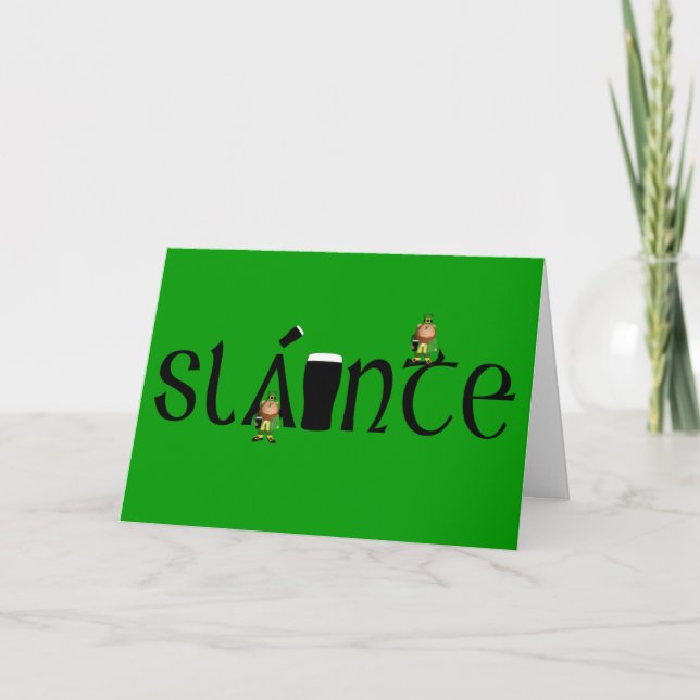 Carte anniversaire irlandais (Devant)