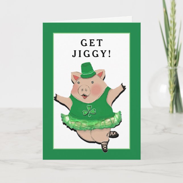 Carte Anniversaire irlandais drôle (Devant)