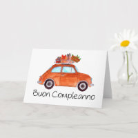 Anniversaire italien Retro Fiat 500