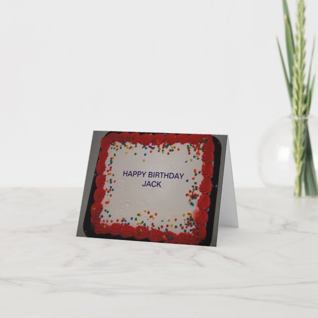 Carte Anniversaire Jack (Devant)