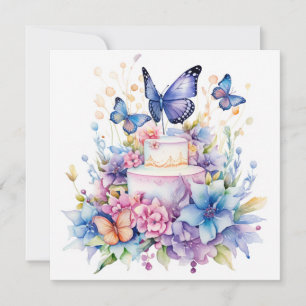 Carte Anniversaire : Jardin enchanté