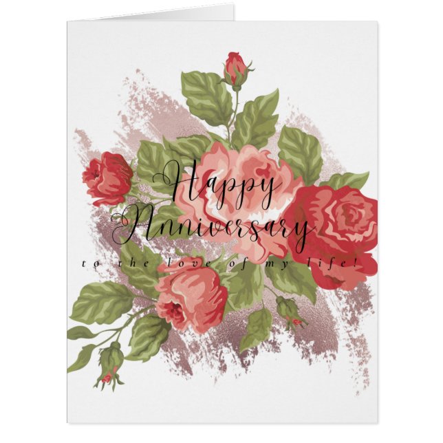 Carte Anniversaire 'Joyeux Anniversaire' (Devant)