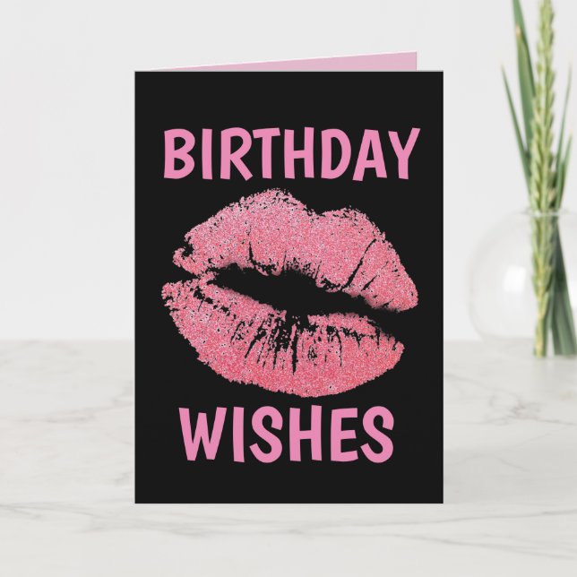 CARTE ANNIVERSAIRE KISSES GREETING CARDS (Devant)