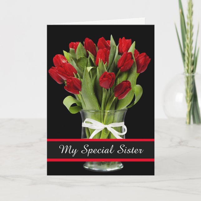 Carte Anniversaire-Ma Carte Soeur Spéciale (Devant)