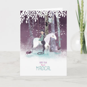 Carte Anniversaire magique