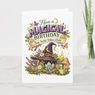 Carte Anniversaire Magique