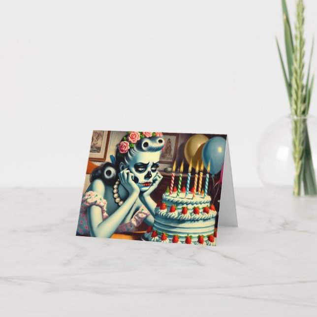 Carte Anniversaire malheureux (Devant)
