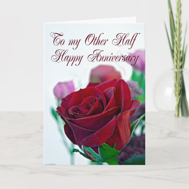 Carte anniversaire mariage (Devant)
