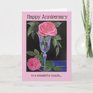 Carte Anniversaire mariage/Carte de voeux