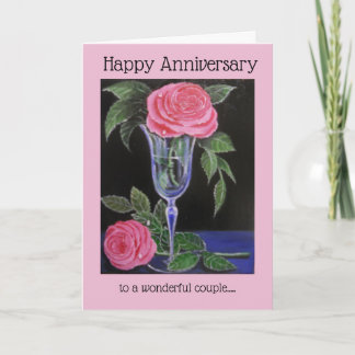 Carte Anniversaire mariage/Carte de voeux