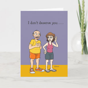 Carte Anniversaire Mariage de "Luckiest Husband on Earth