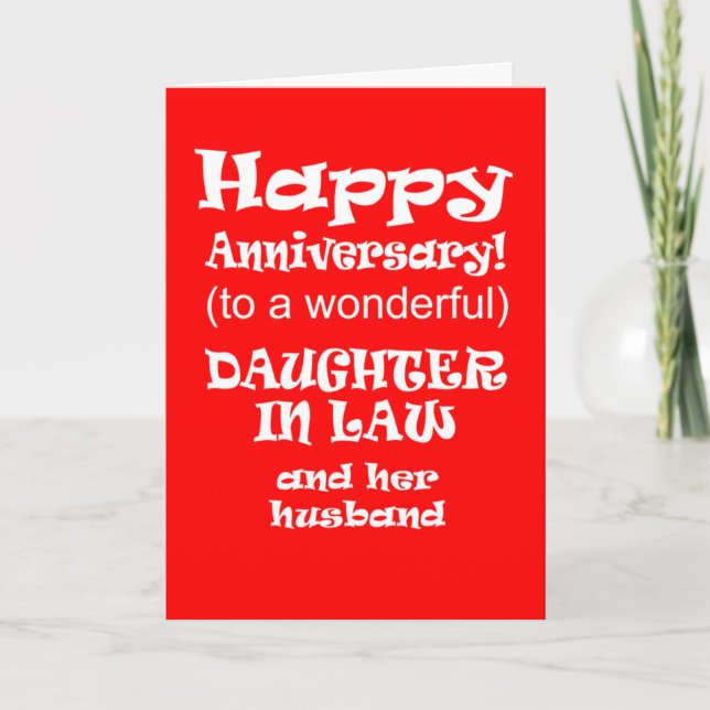 Carte anniversaire marrant fille en droit mariage (Devant)
