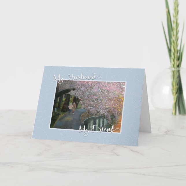 Carte Anniversaire Mon Mari Mon Ami (Devant)