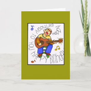 Carte "anniversaire musical "