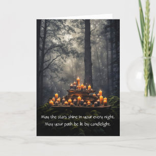 Carte Anniversaire Mystique inspiré par Wicca Pagan