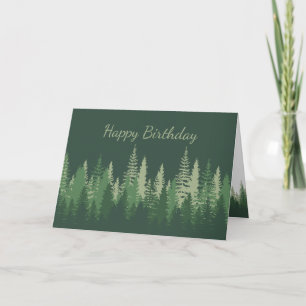 Carte Anniversaire Nature Therapy Forêt Se connecter ave