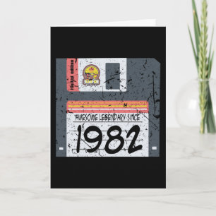 Carte Anniversaire nerd 1982
