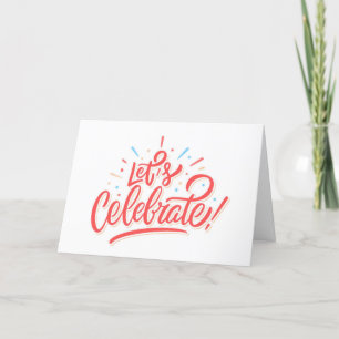CARTE ANNIVERSAIRE = "NOUS CÉLÉBRER" AVEC AMOUR