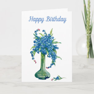 Carte Anniversaire. Oubliez-moi les non.