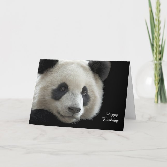 Carte Anniversaire Panda (Devant)