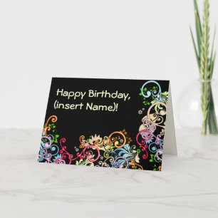Carte Anniversaire personnalisable