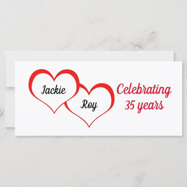 Carte Anniversaire personnalisé (Devant)