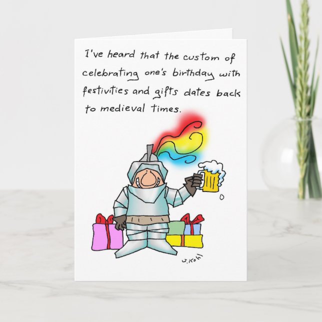Carte Anniversaire personnalisé (Devant)