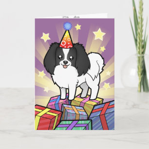 Carte Anniversaire Phalene / Chin japonais