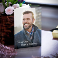 Carte Anniversaire Photo personnalisée