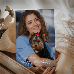 Carte Anniversaire Photo personnalisée