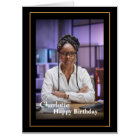 Carte Anniversaire Photo personnalisée Big 36 x 48