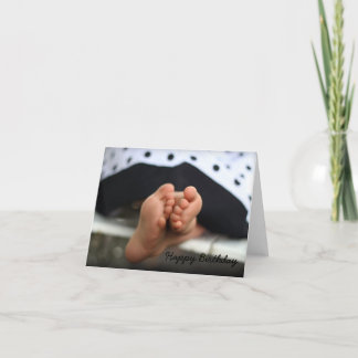 Carte Anniversaire pieds, Joyeux anniversaire