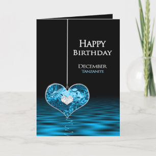 Carte Anniversaire - Pierre de naissance - Décembre - Ta