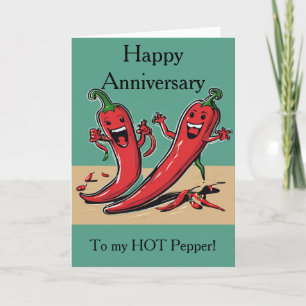 Carte Anniversaire Piment Fort