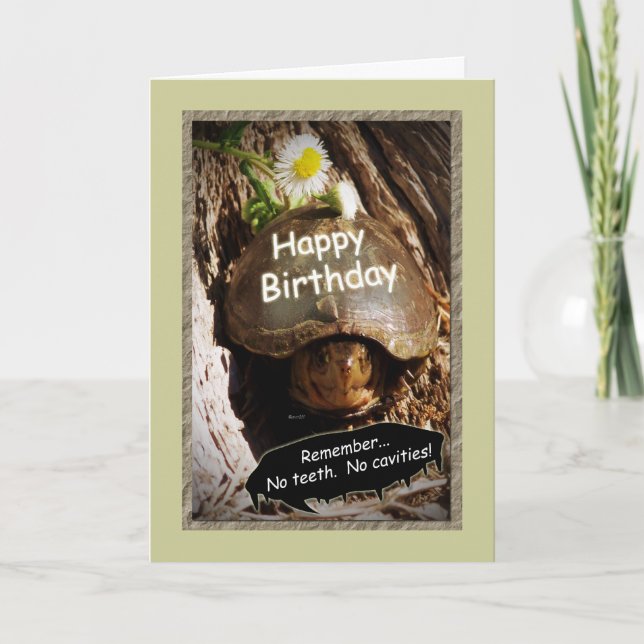 Carte Anniversaire plus ancien croissant (Devant)