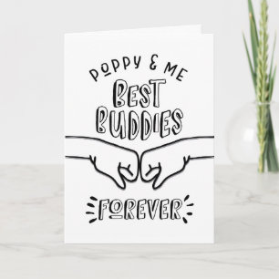 Carte Anniversaire - Poppy & Me, Best Buddies Forever