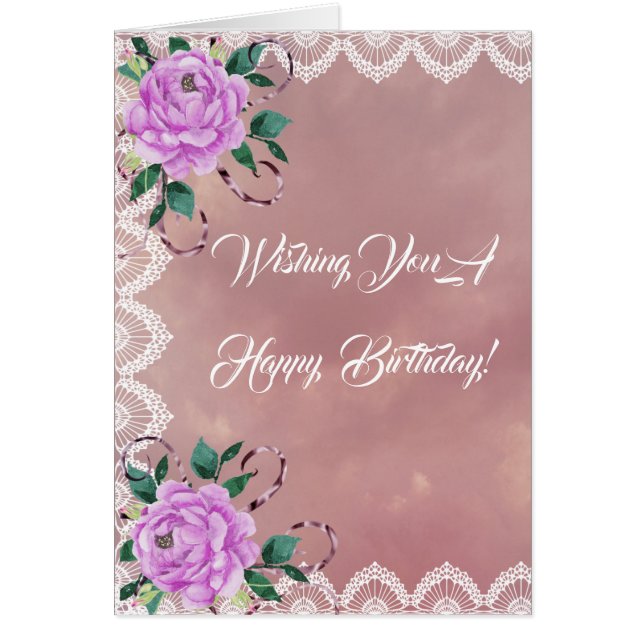 Carte Anniversaire Pour Elle (Devant)
