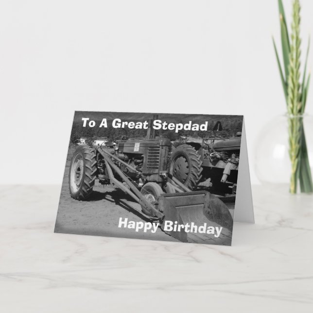 Carte Anniversaire Pour Stepdad (Devant)