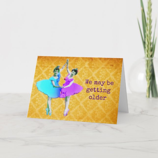 Carte Anniversaire pour une personne âgée (Devant)
