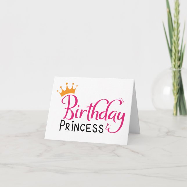 Carte Anniversaire Princesse Don, Anniversaire cadeau po (Devant)