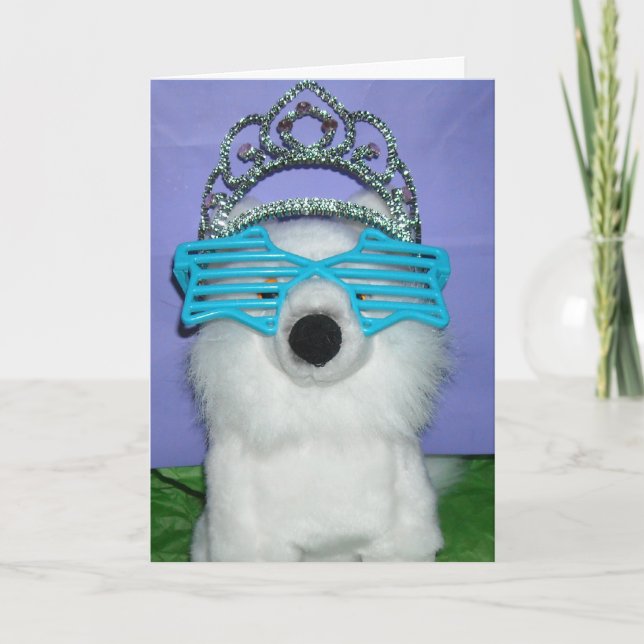 Carte Anniversaire Princesse Humour (Devant)