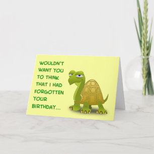 Carte Anniversaire - PROCRASTINATE