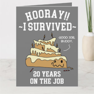 Carte Anniversaire professionnel de l'employé apprécié