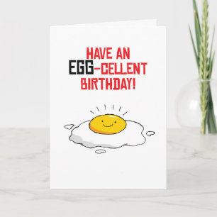 Carte Anniversaire Puns-Oeuf Anniversaire