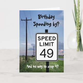Carte Anniversaire qui passe à toute vitesse ? Anniversa