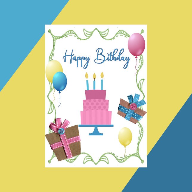Carte Anniversaire Retirée (Créateur téléchargé)
