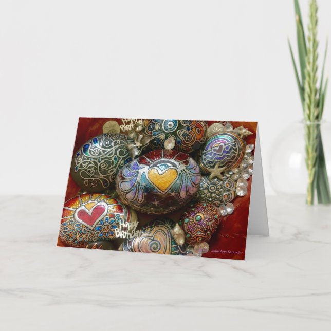 Carte Anniversaire Rock ! Par Julie Ann Stricklin (Devant)